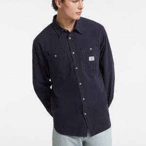 Long-Sleeve Pocket Shirt - Blue