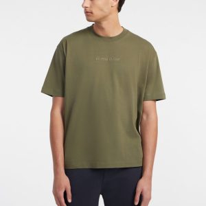 Embroidered Logo Tee - Green