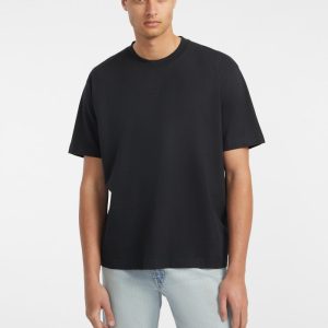 Embroidered Logo Tee - Black
