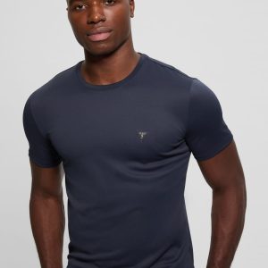 Signature Crewneck Tee - Blue