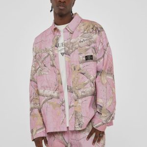 GUESS Originals x RealTree Overshirt - Pink