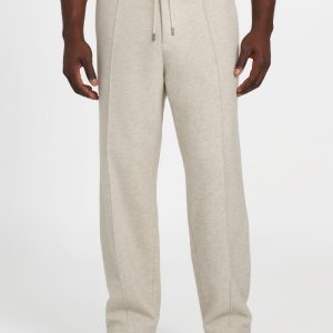 Scuba Wool-Blend Chino Melange Pants - Neutral