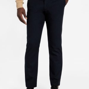 Myron Wool-Blend Dressy Pants - Blue