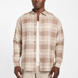 Flannel Shirt - Beige
