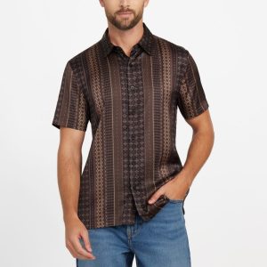 Eco Charm Rio Medallion Shirt - Brown