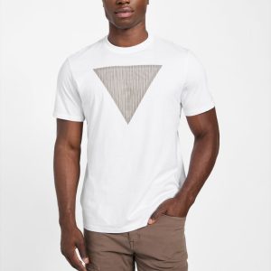 Eco Signature Crewneck Tee - White