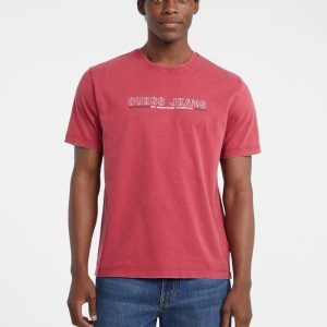 Regular Outline Logo Tee - Red