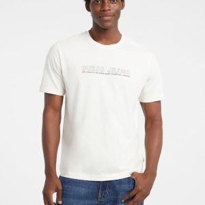 Regular Outline Logo Tee - White