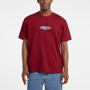 Oversized Logo Tee - Red