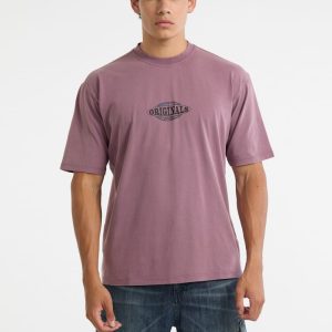 GUESS Originals Eco Globe Tee - Purple