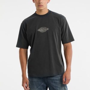 GUESS Originals Eco Globe Tee - Black