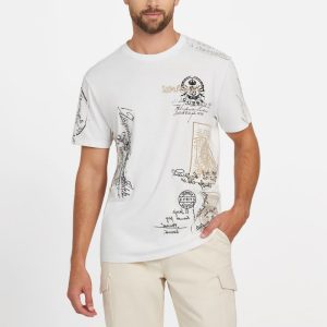 Eco 1981 Postage Crewneck Tee - White