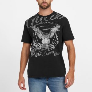 Eco Live Well Crewneck Tee - Black