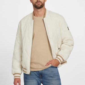 Alameda Ripstop Flight Jacket - Off-white