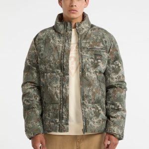 GUESS Originals Canvas Puffer Jacket - Green