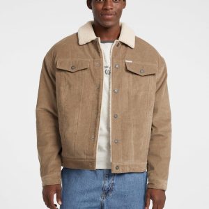 Corduroy Trucker Jacket - Beige