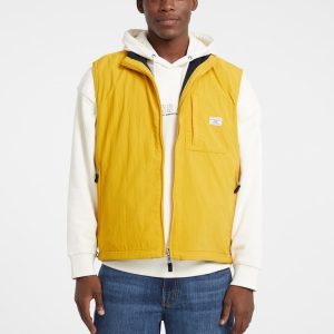 Reversible Nylon Vest - Yellow