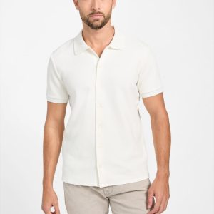 Eco Aaron Textured Shirt - White