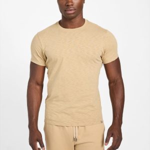 1981 Label Crewneck Tee - Beige