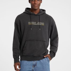 Outline Logo Hoodie - Black