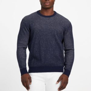 Eco Johnathan Crewneck Vanise Sweater - Blue