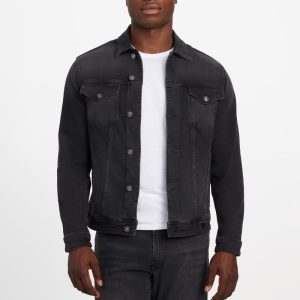 Eco Dean Denim Jacket - Black