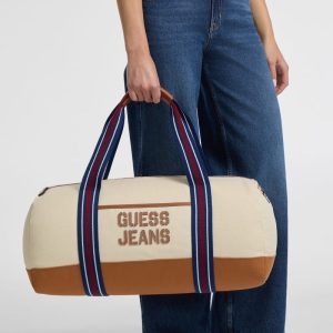 Color-Block Weekend Duffle Bag - Neutral