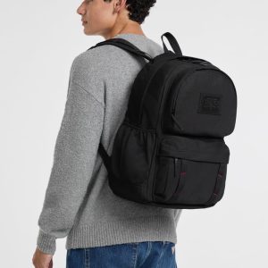 Nylon Backpack - Black