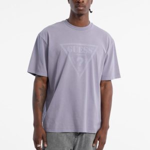 GUESS Originals Eco Vintage Triangle Tee - Purple