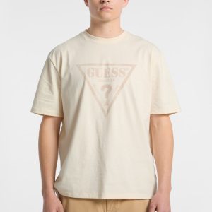 GUESS Originals Eco Vintage Triangle Tee - White