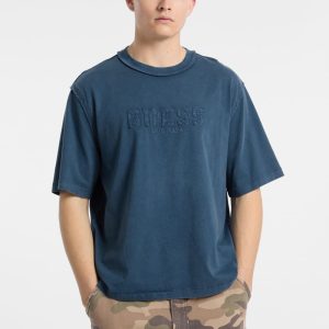 GUESS Originals Eco Applique Tee - Blue