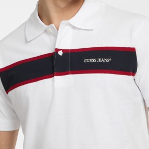Piquet Striped Polo - BlackWhite