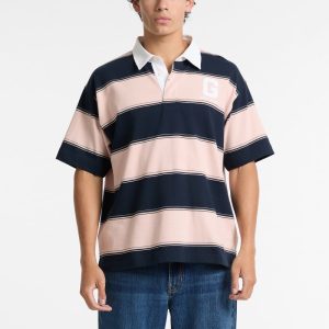 Striped Rugby Polo - MultipleColors