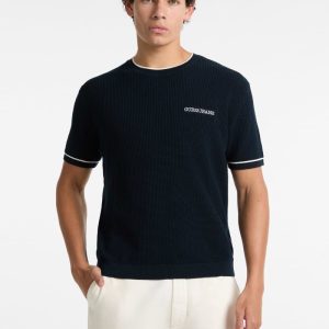 Crewneck Sweater Tee - Blue