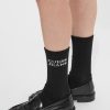 Unisex Logo Crew Socks - Black