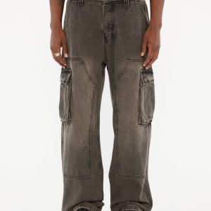 GUESS Originals Cargo Jeans - Black
