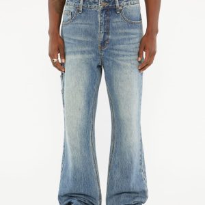 GUESS Originals Bootcut Carpenter Jeans - Blue