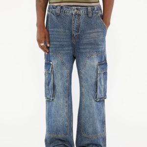 GUESS Originals Cargo Jeans - Blue