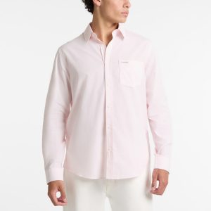 Striped Pocket Shirt - Pink
