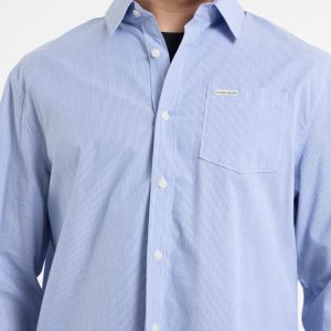 Striped Pocket Shirt - Blue
