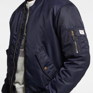 Nylon Flight Jacket - Blue