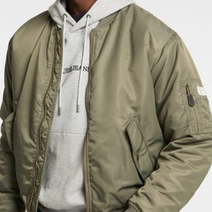Nylon Flight Jacket - Green