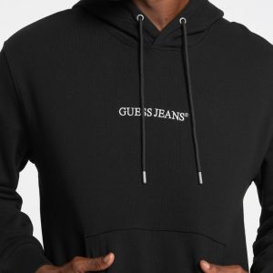 Hooded Logo Sweater - Black