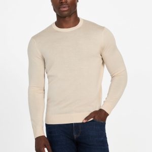 Fred Crewneck Wool Sweater - White
