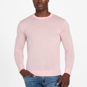 Fred Crewneck Wool Sweater - Pink