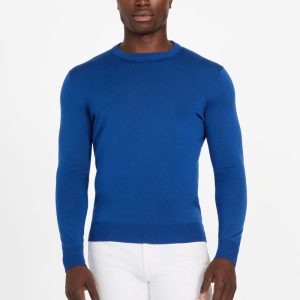Fred Crewneck Wool Sweater - Blue