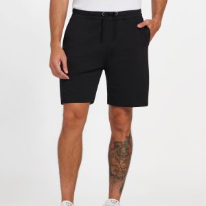 Eco Drawcord Interlock Shorts - Black