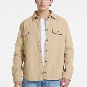 Canvas Shacket - Beige