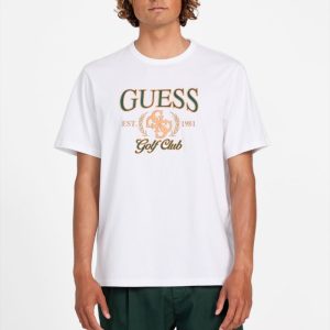Eco Crewneck Embroidered Tee - White