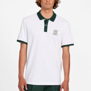 Eco Signature Knit Polo - White